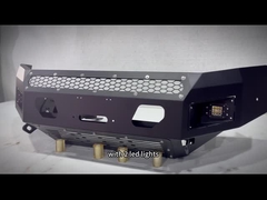 Fit สำหรับ Isuzu D-MAX Steel Bull Bar Fit สำหรับ Nissan Navara กันชนหน้าพร้อมไฟ LED สองส่วนรถบรรทุก