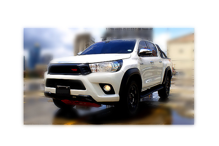 Built In Running Lights Hilux Revo Car Front Grill