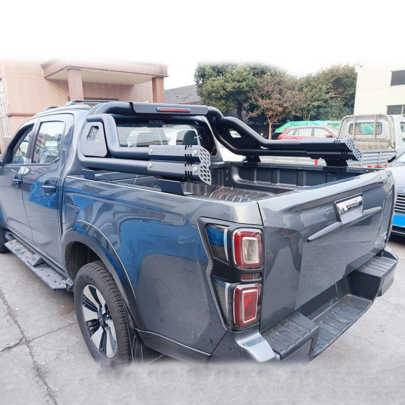 OEM Factory Supply Stainless Steel Truck Roll Bar For Isuzu D-MAX Black Powder Coating