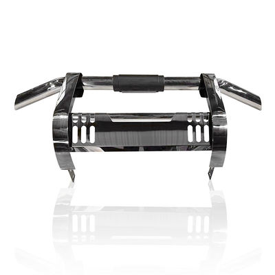 New Easy Car หน้ารถยนต์ สแตนเลส แบมเปอร์ด้านหน้า Bull Bar พร้อมไฟ Led สําหรับ toyota Hilux Vigo Revo Rocco Nissan NP300 Navara Isuzu Mitsubishi Volkswagen Ford F150 Raptor Ranger