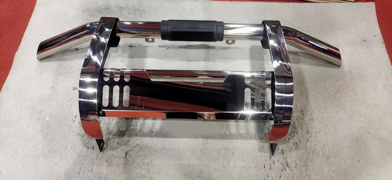 New Easy Car หน้ารถยนต์ สแตนเลส แบมเปอร์ด้านหน้า Bull Bar พร้อมไฟ Led สําหรับ toyota Hilux Vigo Revo Rocco Nissan NP300 Navara Isuzu Mitsubishi Volkswagen Ford F150 Raptor Ranger