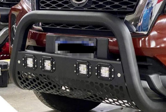 โรงงานจัดหารถกระบะเคลือบพลังงานเหล็กพร้อม LED Truck Bull Bar สำหรับ Nissan Navara Pick Up