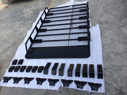 โปรแกรม Rack หลังคารถยนต์โตโยต้า 100% ทดสอบ Alloy อลูมิเนียม Rack หลังคาสําหรับกิจกรรมค่าย