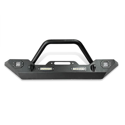 LED Truck Bull Bar Black Powder Coat Finish 12V โลหะติดตั้งด้วยไฟฟ้า