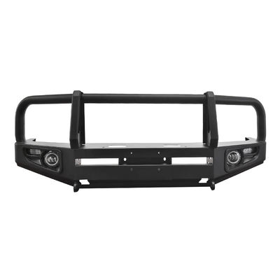 Off Road 4x4 ออโต้อะไหล่ สีดํา เหล็ก อุปกรณ์เสริมรถยนต์หน้า Bumper Bull Bar สําหรับ Toyota Hiace
