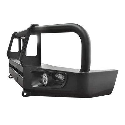 Off Road 4x4 ออโต้อะไหล่ สีดํา เหล็ก อุปกรณ์เสริมรถยนต์หน้า Bumper Bull Bar สําหรับ Toyota Hiace
