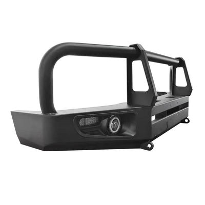 Off Road 4x4 ออโต้อะไหล่ สีดํา เหล็ก อุปกรณ์เสริมรถยนต์หน้า Bumper Bull Bar สําหรับ Toyota Hiace