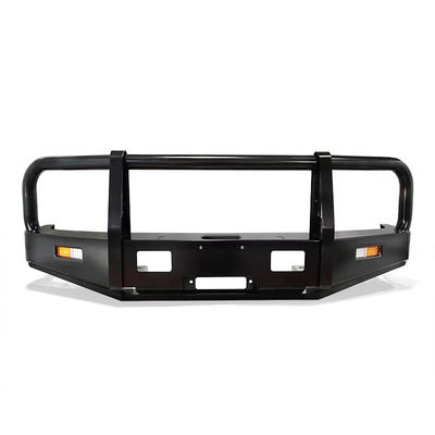 Off Road 4x4 ออโต้อะไหล่ สีดํา เหล็ก อุปกรณ์เสริมรถยนต์หน้า Bumper Bull Bar สําหรับ Toyota Hiace