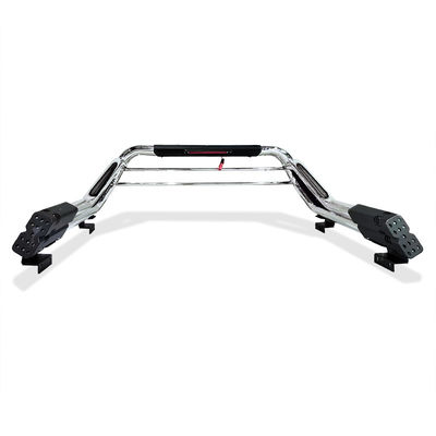 ขาวเคลือบ HILUX Truck Roll Bar สําหรับ Hammer Gantry ด้วยฝาปิดด้านบน