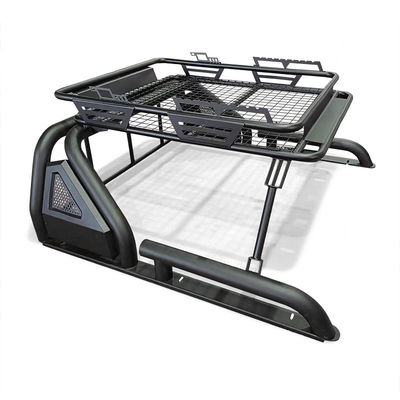 รางประตูมังกรเหล็กขายาว รถกระบะ Roll Bar With Luggage Rack