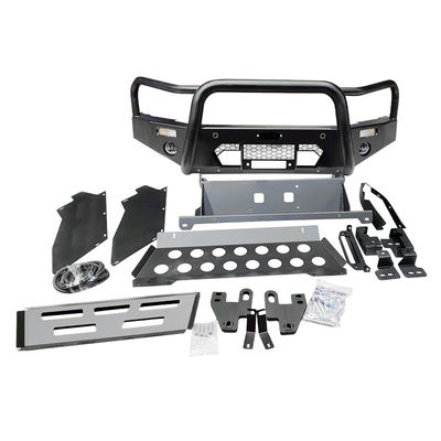 การเปลี่ยนตรงหน้า bumper ป้องกันการติดตั้งสําหรับ Toyota Prado Fj150 2018 2019 ตัวเลือกโลโก้ตามสั่ง