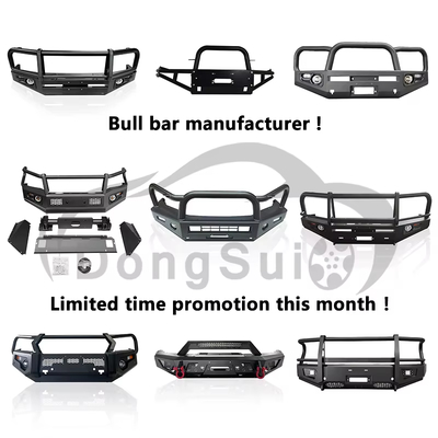 โรงงาน Dongsui ของแท้ รถกระบะแข็งแรง รถกระบะหน้า Bull Bar Bumper กองคุ้มกันกวาง สําหรับ Toyota Hilux Vigo Revo Rocco Nissan NP300 Navara Isuzu Mitsubishi Volkswagen Ford F150 Raptor Ranger
