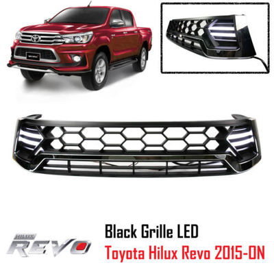 Black Car Front Grill กระจังหน้ากันชนหน้า 3 กิโลกรัมน้ำหนักเบาสำหรับ Hilux Revo