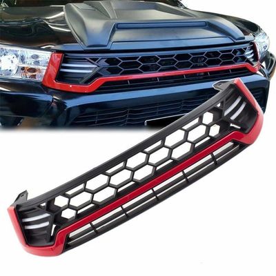 Black Car Front Grill กระจังหน้ากันชนหน้า 3 กิโลกรัมน้ำหนักเบาสำหรับ Hilux Revo