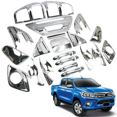 Eco Friendly Plastic Car Chrome Kit Sliver และสีดำสำหรับ Hilux Revo 2015+