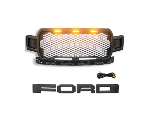 4x4 Ford F150 2018 กระจังหน้ารถพร้อมไฟ