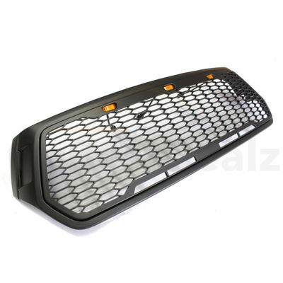 TRD Front Custom Made Grills Car, ABS Matt Black 4X4 Front Grill ขนาดมาตรฐาน