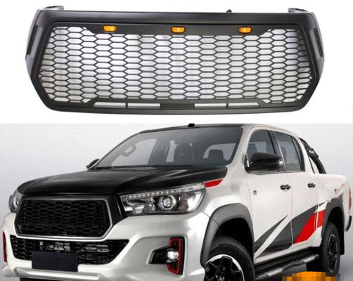 TRD Front Custom Made Grills Car, ABS Matt Black 4X4 Front Grill ขนาดมาตรฐาน