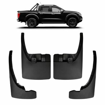 อุปกรณ์เสริมในรถยนต์ OEM TPE / PP บังโคลนรถบรรทุกสำหรับ Nissan Navara NP300 2016+