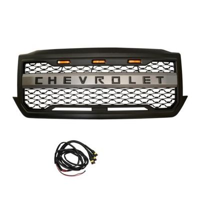 Chevrolet Silevrado Custom Grilles สำหรับรถบรรทุก 4X4 Front Grill Top Grade