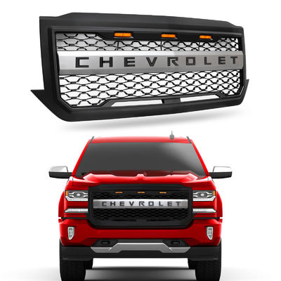 Chevrolet Silevrado Custom Grilles สำหรับรถบรรทุก 4X4 Front Grill Top Grade