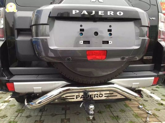 สแตนเลสด้านหลังกันชนยามออกแบบประกอบ 100% สำหรับ Pajero 2015+
