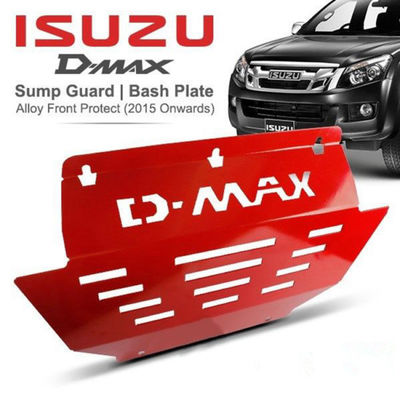 Dmax สีแดงแผ่นกันกระแทกออโต้บอร์ดป้องกันเครื่องยนต์สำหรับรถกระบะ