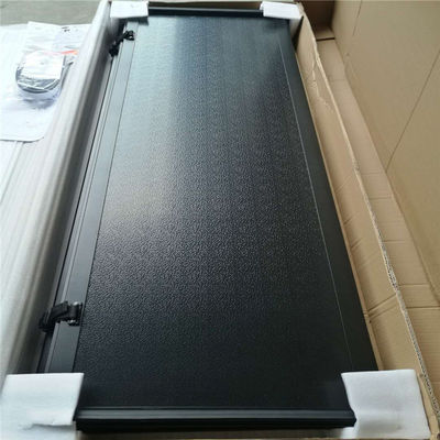 ผู้ผลิต OEM ขายส่งสีดำอลูมิเนียมฮาร์ดพับ Tonneau ปกสำหรับ D-MAX 2013 4 ประตู