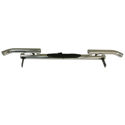 กันชนท้าย Toyota Hilux Revo FJ120 สแตนเลส พร้อมไฟ LED