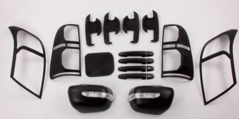 Toyota Hilux Vigo 2005+ 2012+ ชุดอุปกรณ์เสริมรถยนต์ Chrome Kit 4X4 0.02 CBM