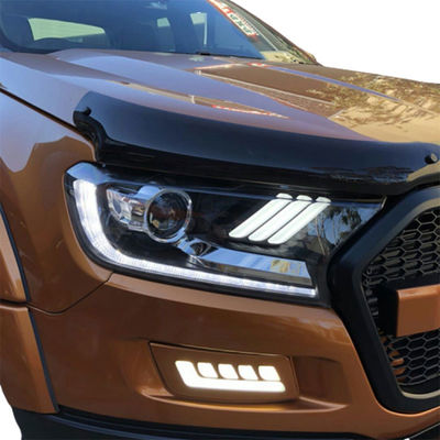 Ford Ranger T7 2015+ ไฟหน้าไฟท้ายพร้อมไฟเลี้ยวแบบสตรีมเมอร์