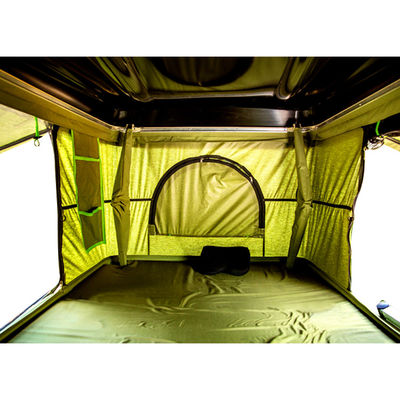 ติดตั้งง่าย 4x4 Rainproof Sunproof Hard Shell Roof Top Tent