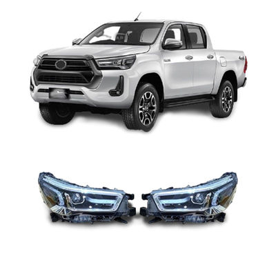 ผู้ผลิตขายส่ง 4X4 พลาสติก ABS LED ไฟหน้ารถสำหรับ Toyota Hilux Revo Rocco 2020 2021