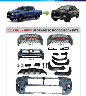 ผู้ผลิต OEM ขายส่ง กันชนหน้ารถสีดำ Rocco 2020 2021 Facelift Body Kit