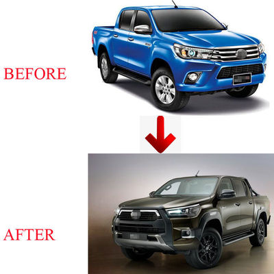 กันชนหน้าสีดำ Rocco 2020 2021 Facelift ชุดแต่งบอดี้