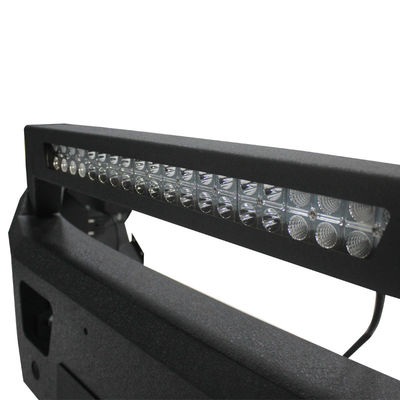 ผู้ผลิต OEM ขายส่งกันชนหน้าเหล็กพื้นผิวสีดำสำหรับ Vigo NP300 Revo Bumper 4X4 Parts