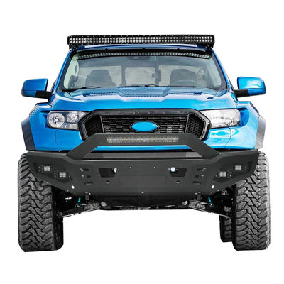 เคลือบผงขัด 4x4 เหล็กหน้ารถบรรทุก Bull Bar สำหรับ Ford Ranger T7 T8 Wildtrak