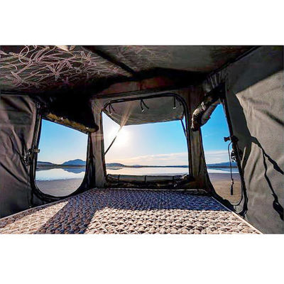 ผู้ผลิตขายส่ง 3 คน Hard Shell หลังคารถเต็นท์สามเหลี่ยมหลังคากันสาดเต็นท์สำหรับ Suv