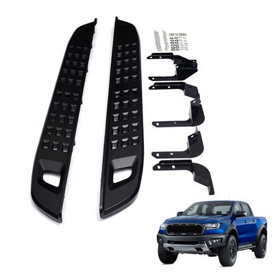 บันไดข้าง ISO9001 Black Steelcraft สำหรับ Ford F150 Raptor 2015 2021