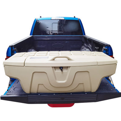 4x4 พลาสติกประตูเดียวรถบรรทุกเตียง Extender รถกระบะรถบรรทุกเตียงเก็บเครื่องมือกล่อง