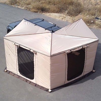 กันแดดกันน้ำ 270 องศา hardtop เต็นท์บนชั้นดาดฟ้าพร้อมผ้า Room