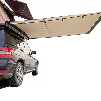 2X3m Retractable 280G ผ้าใบเต็นท์ด้านข้างรถ 400D Oxford SUV Offroad Car Side Awning