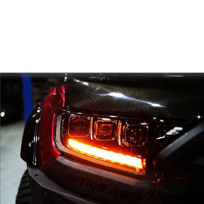 6000K 3 Len Projector ไฟหน้าไฟท้ายสำหรับ Ford Ranger T7 T8