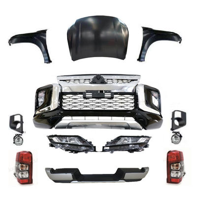 Custom Pick Up Car Front Bumper Grill Facelift Body Kit สำหรับ Mitsubishi Triton 2012-2019 อัพเกรดเป็น 2020