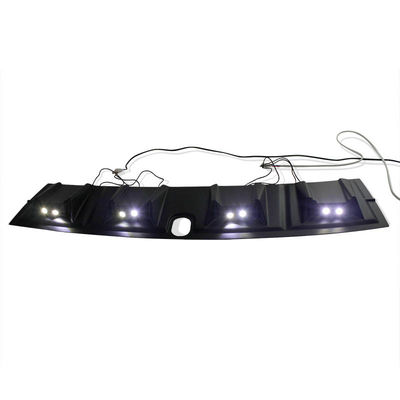 อุปกรณ์เสริมในรถยนต์ 4x4 พร้อมไฟ LED Matte Black ฝาครอบด้านบนด้านหน้าสปอยเลอร์หลังคารถ