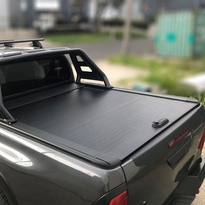 ผ้าคลุมเตียงอะลูมิเนียม Tonneau Hard Retractable Universal Pickup Bed Cover