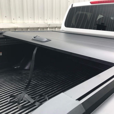 ผ้าคลุมเตียงอะลูมิเนียม Tonneau Hard Retractable Universal Pickup Bed Cover