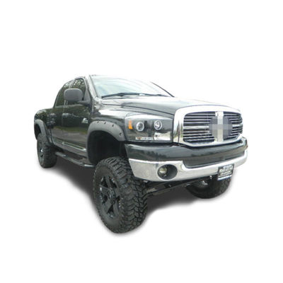 ผู้ผลิต Black ABS Fender Flares สำหรับ Truk Dodge Ram 1500 2009-2017 อุปกรณ์เสริมภายนอก