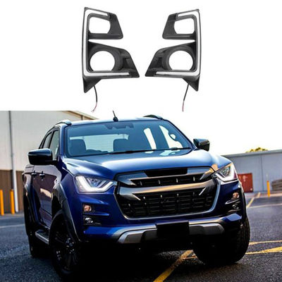 ISO9001 ไฟขับรถยนต์สีเหลืองและสีขาวสำหรับ Isuzu Dmax 2021