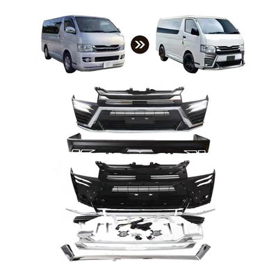 ผู้ผลิต OEM ขายส่งด้านหน้าด้านหลังกันชนรถ Body Kit Conversion Facelift Wildbody Kit สำหรับ Toyota Hiace 2010
